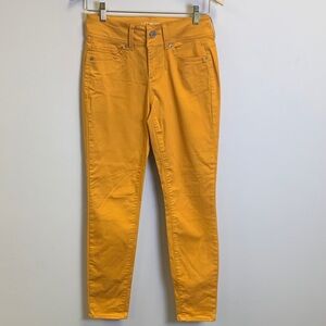 NOBO Women's Bright Yellow Skinny Jeans